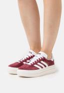 adidas-Gazelle Bold Shoes-Women-Shadow Red / Cloud White / Core White-11
