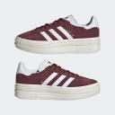 adidas-Gazelle Bold Shoes-Women-Shadow Red / Cloud White / Core White-11
