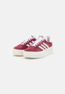 adidas-Gazelle Bold Shoes-Women-Shadow Red / Cloud White / Core White-11