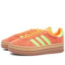 Adidas Gazelle Bold W - Solar Orange / Solar Green / Gum 2 - US 5.5 - Women