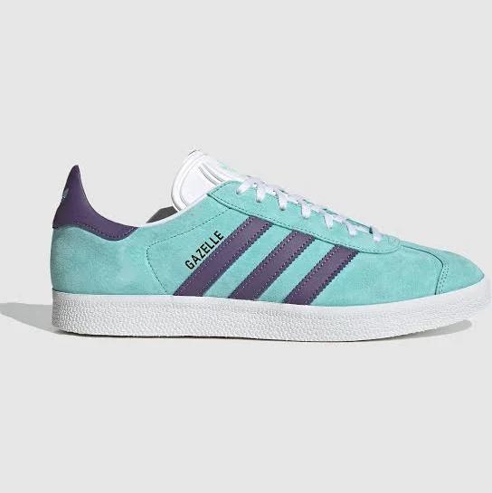 Adidas Gazelle Clear Aqua/ Tech Purple/ Ftw White