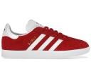 Adidas Gazelle Red/White-Gold Metallic BB5486 Men's Sz 8.5