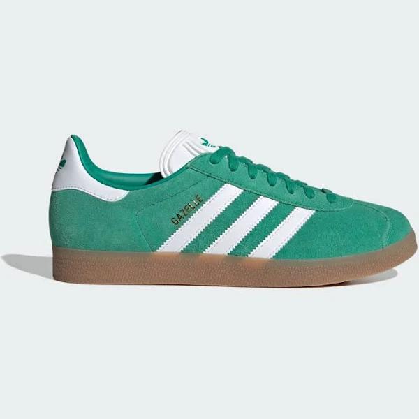 Adidas Gazelle Shoes Court Green / White / Gum M 10 / W 11 - Men Lifestyle Trainers