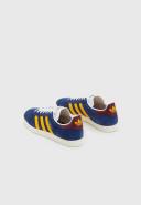 adidas-Gazelle Shoes-Men-Dark Blue / Crew Yellow / Collegiate Burgundy-M 5 / W 6