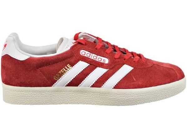 Adidas Gazelle Super Red White Gold