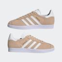 Adidas Gazelle Womens Halo Blush Shoes - Size 5 - Halblu/ftwwht/almblu