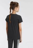 Adidas Girls' Big Logo T-Shirt (Black/White)