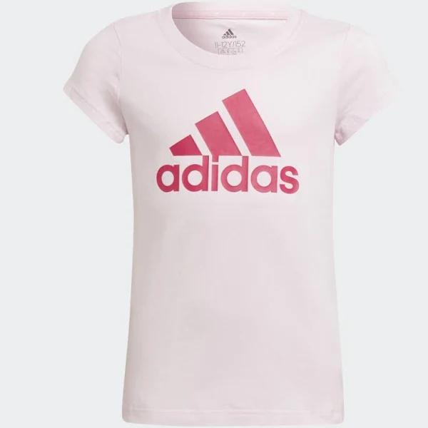 Adidas | Girls Essentials Big Logo Tee (Pink) 3-4
