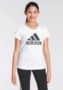 Adidas | Girls Essentials Big Logo Tee (White/Black) 11-12Y