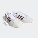 Adidas Grand Court 2.0 Shoes Pure White Maroon - 38(2/3)