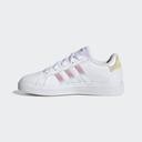 Adidas Grand Court 2.0 Shoes White Light Pink Kids - 38(2/3)