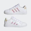 Adidas Grand Court 2.0 Shoes White Light Pink Kids - 38(2/3)
