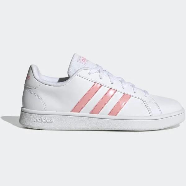 Adidas Grand Court Base 2.0 Womens Casual Shoes White/Pink US 7