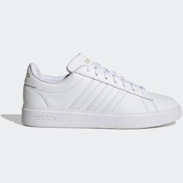 Adidas Grand Court Cloudfoam Comfort Shoes Light Brown White Women - 42(2/3)