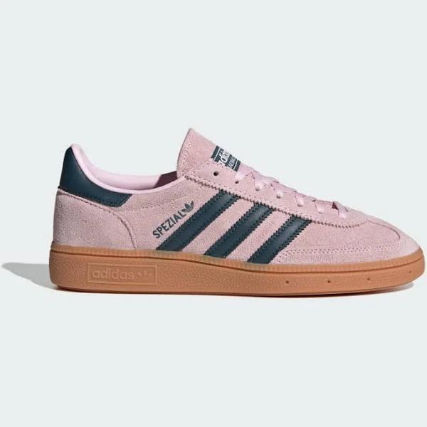 adidas-Handball Spezial Shoes-Women-Clear Pink / Arctic Night / Gum-7