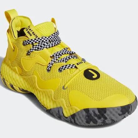 adidas-Harden Vol. 6 Shoes-Unisex-Impact Yellow / Impact Yellow / Core Black-9