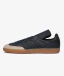 adidas-Humanrace Samba Shoes-Unisex-Night Grey / Core Black / Light Brown-11