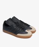 adidas-Humanrace Samba Shoes-Unisex-Night Grey / Core Black / Light Brown-11