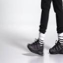 Adidas Hyperturf Core Black/ Silver Metalic/ Trace Grey