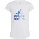 Adidas Junior's Graphic T-Shirt - White - 4 | INTERSPORT