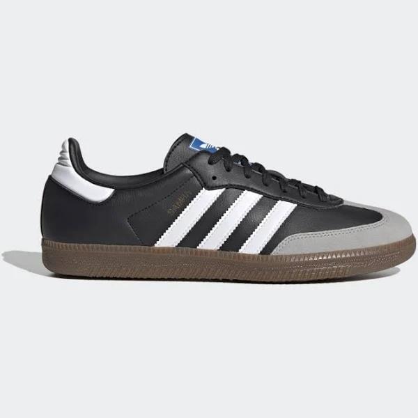Adidas Kids Adidas Samba Vegan Kids Black / White / Gum Shoes - Size 3 - Ftwwht/cblack/gums