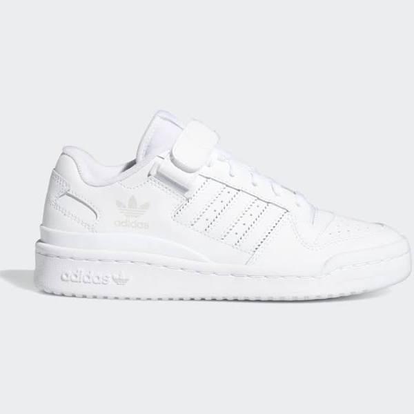 Adidas Kids Kids White & Blue Forum Low Little Kids Sneakers