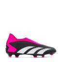Adidas Kids Predator Accuracy.3 LL FG Black/Pink, 6