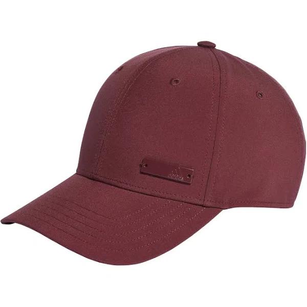 Adidas Lightweight Metal Badge Baseball Cap Maroon - XXS