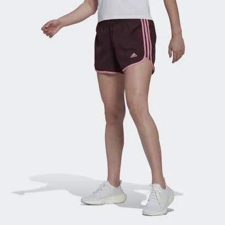 adidas-Marathon 20 Shorts-Women-Shadow Maroon / Bliss Pink-M