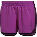 adidas-Marathon 20 Shorts-Women-Shadow Maroon / Bliss Pink-XS