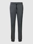 Adidas Men's 3 Stripe French Terry Pants (Dark Grey Heather/Black) S