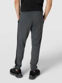 Adidas Men's 3 Stripe French Terry Pants (Dark Grey Heather/Black) S