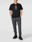 Adidas Men's 3 Stripe French Terry Pants (Dark Grey Heather/Black) S