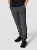 Adidas Men's 3 Stripe French Terry Pants (Dark Grey Heather/Black) S