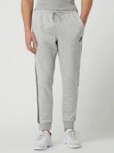 Adidas - Men's 3 Stripe French Terry Pants - Medium Grey Heather/Black - XL