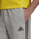 Adidas - Men's 3 Stripe French Terry Pants - Medium Grey Heather/Black - XL