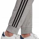 Adidas - Men's 3 Stripe French Terry Pants - Medium Grey Heather/Black - XL