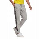 Adidas - Men's 3 Stripe French Terry Pants - Medium Grey Heather/Black - XL