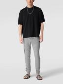 Adidas - Men's 3 Stripe French Terry Pants - Medium Grey Heather/Black - XL