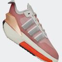 Adidas Men's Avery Sneakers in Grey/White/Solar Red, Size UK 6