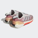 Adidas Men's Avery Sneakers in Grey/White/Solar Red, Size UK 6