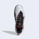 Adidas Men's Barricade Tennis Shoes (Cloud White/Core Black/Solar Red) 12.5 US