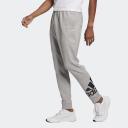 Adidas Men's Big Logo French Terry Pants (Medium Grey Heather/Black) L