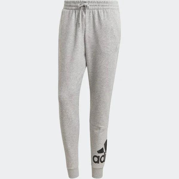 Adidas Men's Big Logo French Terry Pants (Medium Grey Heather/Black) L