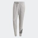 Adidas Men's Big Logo French Terry Pants (Medium Grey Heather/Black) M