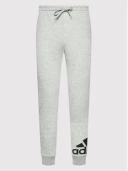 Adidas Men's Big Logo French Terry Pants (Medium Grey Heather/Black) M