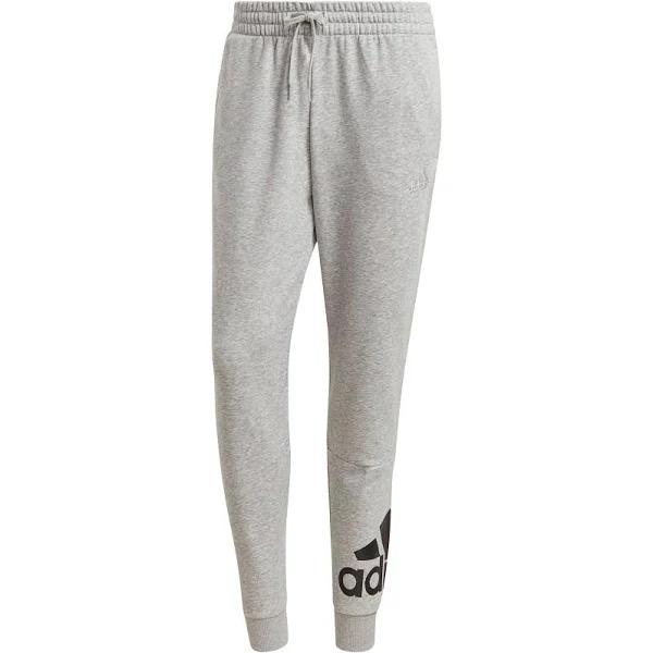Adidas Men's Big Logo French Terry Pants (Medium Grey Heather/Black) S