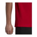 Adidas Men's Big Logo Jersey T-Shirt (Scarlet/White) M