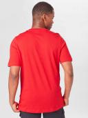 Adidas Men's Big Logo Jersey T-Shirt (Scarlet/White) M