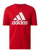 Adidas - Men's Big Logo Jersey T-Shirt - Scarlet/White - XL